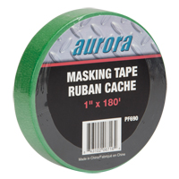 Painters Masking Tape, 25 mm (1") x 55 m (180'), Green PF690 | Aurora Tools