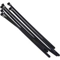 PG825 Re-Usable Cable Tie, 8" Long, 50 lbs. Tensile Strength, Black