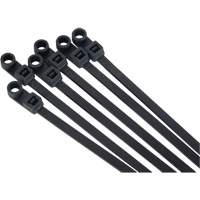 PG827 Screw-In Cable Tie, 8" Long, 50 lbs. Tensile Strength, Black