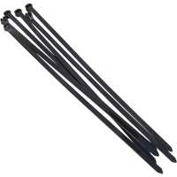 PG845 Steel Barb Cable Ties, 6" Long, 18 lbs. Tensile Strength, Black