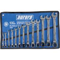TEQ833 Fixed Head Wrench Set, 13 Pieces, Imperial