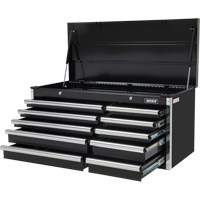 Industrial Tool Chest, 41" W, 10 Drawers, Black TER068 | Aurora Tools
