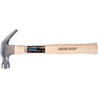 Hickory Handle Hammer, 16 oz., Wood Handle, 13" L TJZ033 | Aurora Tools