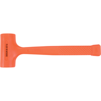 Dead Blow Hammer, 16 oz., Textured Grip, 11-3/4" L TJZ036 | Aurora Tools