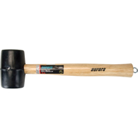Rubber Mallet, 16 oz., Wood Handle TJZ043 | Aurora Tools