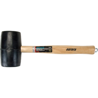 Rubber Mallet, 32 oz., Wood Handle TJZ044 | Aurora Tools