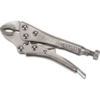 Locking Pliers with Wire Cutter, 4" Length, Curved Jaw TJZ090 | Aurora Tools