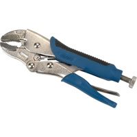 Locking Pliers with Wire Cutter, 7" Length, Curved Jaw TJZ092 | Aurora Tools