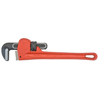 Pipe Wrench, 1-1/2" Jaw Capacity, 10" Long, Powder Coated Finish TJZ107 | Aurora Tools