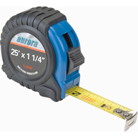 Measuring Tape, 1-1/4" x 25', in/ft. Graduations TJZ804 | Aurora Tools