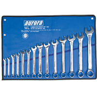 Wrench Set, Combination, 14 Pieces, Imperial TLV055 | Aurora Tools