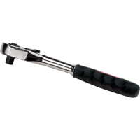 TLV380 Quick-Release Rubber Grip Ratchet Wrench, 1/4" Drive, Rubber Handle
