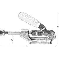 Serre-flan droit, Force de serrage de 600 lb TLV632 | Aurora Tools