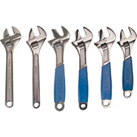 Wrench Set, Adjustable, 6 Pieces, Imperial TLZ796 | Aurora Tools