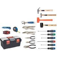 Essential Tool Set with Plastic Tool Box, 28 Pieces TYP013 | Aurora Tools