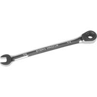 SAE Ratcheting Combination Wrench, 12 Point, 1/4", Chrome Finish UAD652 | Aurora Tools