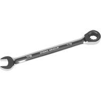 SAE Ratcheting Combination Wrench, 12 Point, 7/16", Chrome Finish UAD655 | Aurora Tools