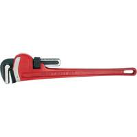 UAL050 Pipe Wrench, 3" Jaw Capacity, 24" Long, Powder Coated Finish, Ergonomic Handle