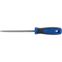 UAU761 Slim Taper File With Handle, Triangle, 6", Single