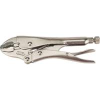 Locking Pliers with Wire Cutter, 7" Length, Curved Jaw UAV665 | Aurora Tools