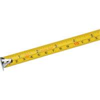 UAV722 Tape Measure, 5/8" x 12', Imperial & Metric Graduations