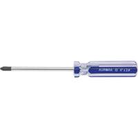 UAX713 Tournevis Philips bleu transparent avec bandes, #2, Prise Plastique