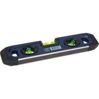 UAX976 Torpedo Level, 9" L, 3 Vials, Magnetic