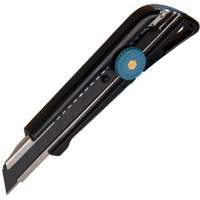 UAY902 18mm Professional Knife with Ratchet, Stainless Steel, Heavy-Duty, Plastic Handle