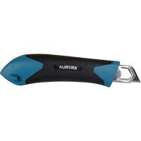 UAY903 18mm Professional Knife, Stainless Steel, Heavy-Duty, Rubber Handle