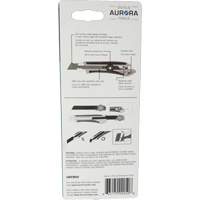 UAY903 18mm Professional Knife, Stainless Steel, Heavy-Duty, Rubber Handle