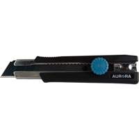 UAY904 25mm Retractable Knife, Stainless Steel, Heavy-Duty, Rubber Handle
