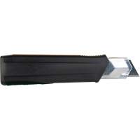 UAY904 25mm Retractable Knife, Stainless Steel, Heavy-Duty, Rubber Handle