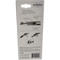 UAY904 25mm Retractable Knife, Stainless Steel, Heavy-Duty, Rubber Handle