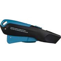 UAY906 Retractable Safety Knife , Stainless Steel, Heavy-Duty, Plastic/Aluminum Handle