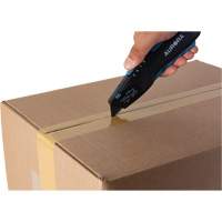 UAY906 Retractable Safety Knife , Stainless Steel, Heavy-Duty, Plastic/Aluminum Handle