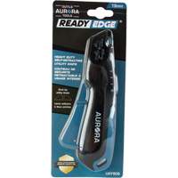 UAY906 Retractable Safety Knife , Stainless Steel, Heavy-Duty, Plastic/Aluminum Handle