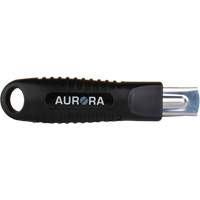 UAY907 Standard-Duty Retractable Safety Knife, Stainless Steel, Rubber Handle
