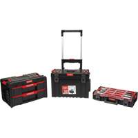 UAZ942 3-Piece Arx&reg; Rolling Toolbox Base Set, 25-1/5" x 19" x 42-2/5", Black