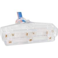 XH238 TPE-Rubber Extension Cord with Light Indicator, All-Weather, SJEOW, 12/3 AWG, 15 A, 3 Outlet(s), 25'