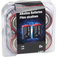 Industrial Alkaline Batteries, D, 1.5 V XJ221 | Aurora Tools