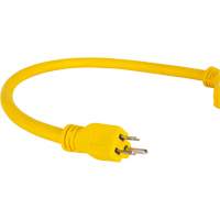 XJ627 Adaptateur de rallonge d'alimentation, Ext&eacute;rieur, STOW, AWG 12/3, 15 A, 3 prise(s), 2'