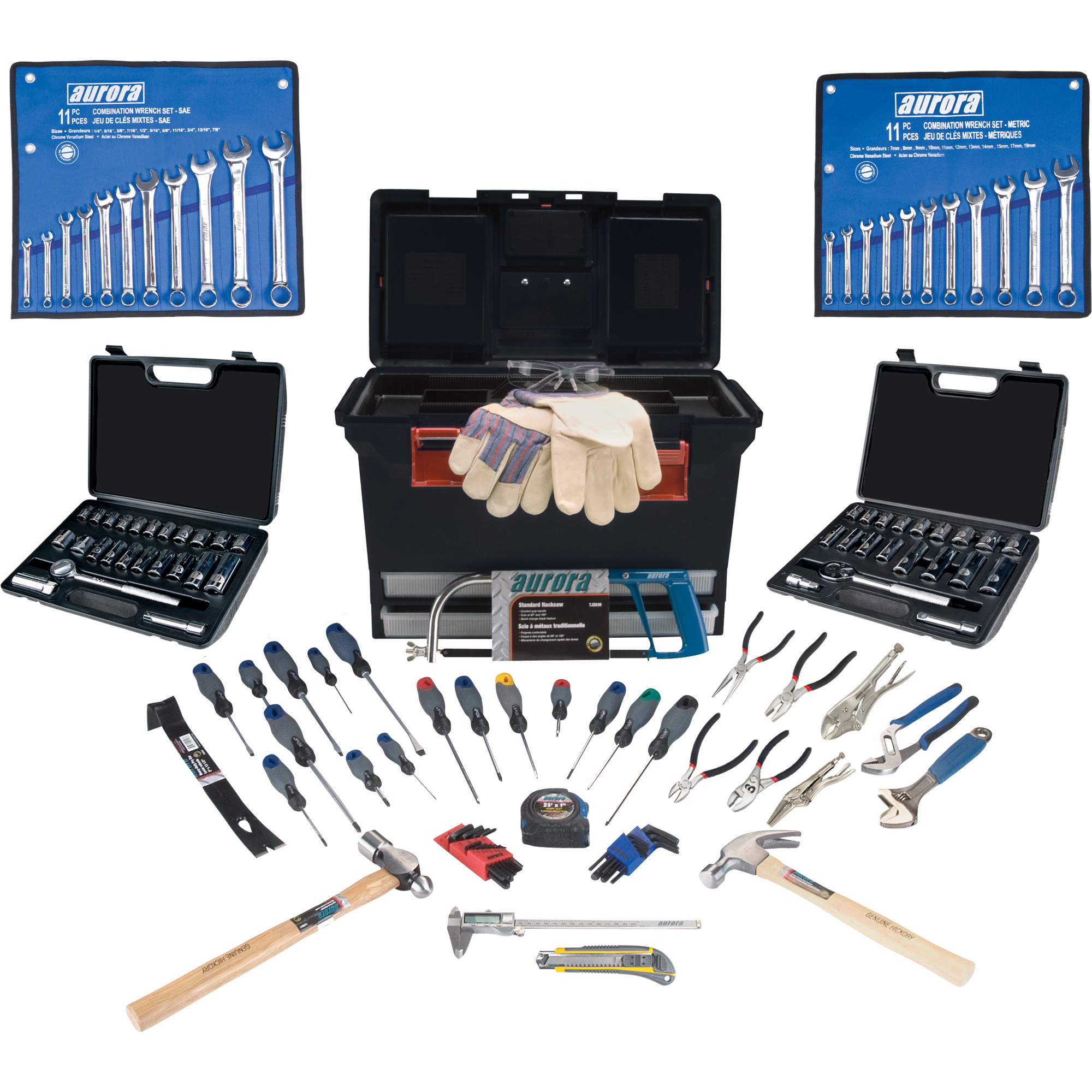 Aurora Tools Professional Tool Set, 118 Pieces Aurora Tools