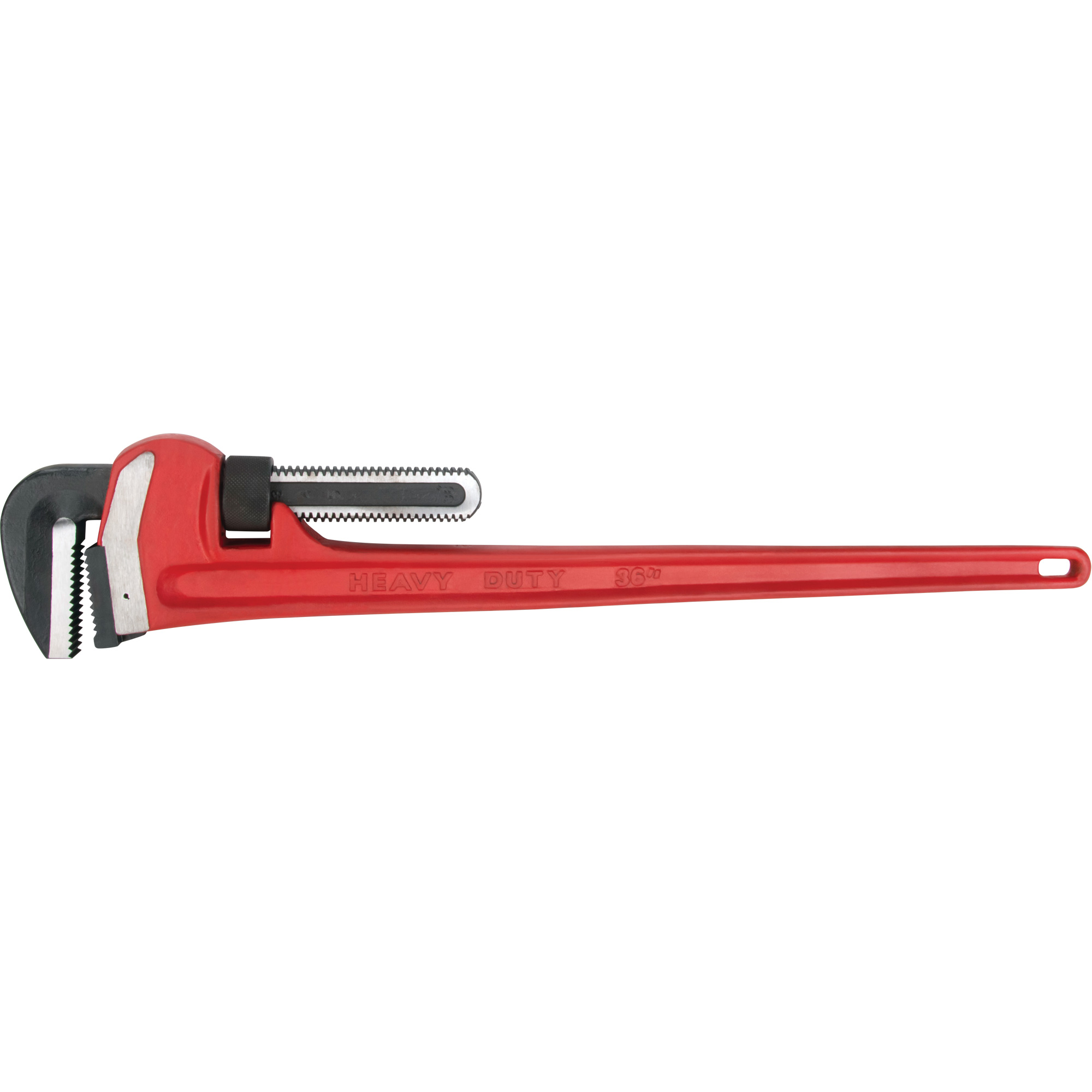 Aurora Tools Pipe Wrench, 5" Jaw Capacity, 36" Long, Powder Coated